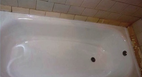 Реставрация ванны жидким акрилом | Лухмановская